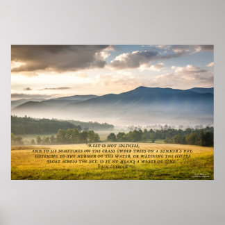 安静は怠けではない ポスター