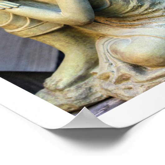 安静仏の写真 ポスター (角)