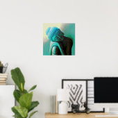 安静仏 ポスター (ホームオフィス)