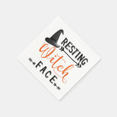 安静性魔女顔 スタンダードカクテルナプキン (角)