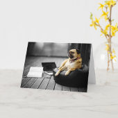 安静時にプグ カード (黄色い花)