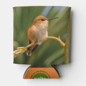 安静時のハチドリ 缶クーラー (正面)