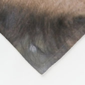 安静時の野生のポニー フリースブランケット (角)