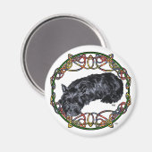 安静時スコッチケルト結び糸細工 マグネット (正面/裏面)