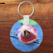 安静時チューリップ キーホルダー (正面)