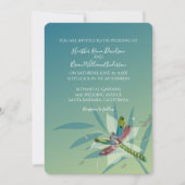 安静時トンボ結婚式招待状 招待状 (正面)