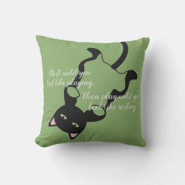 安静用の子猫と引用文 アウトドアクッション