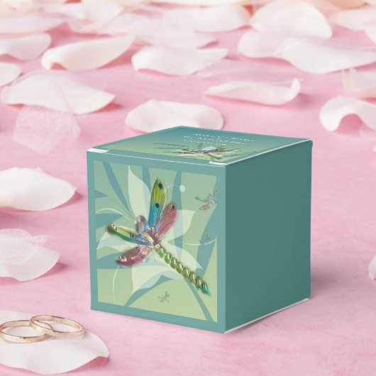 安静用トンボ結婚式の引き出物箱 フェイバーボックス (ウェディング)