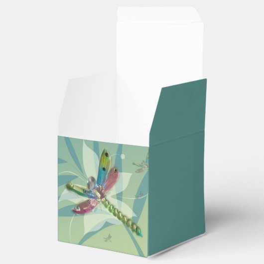 安静用トンボ結婚式の引き出物箱 フェイバーボックス (オープン)