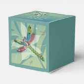 安静用トンボ結婚式の引き出物箱 フェイバーボックス (裏面サイド)