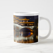 安順橋の夜景 ジャンボコーヒーマグカップ (右)