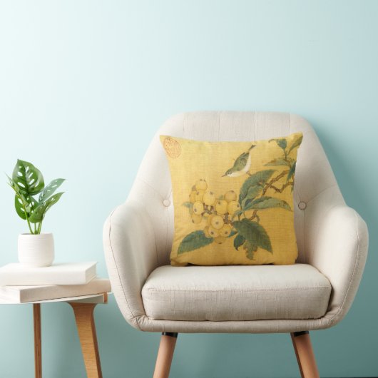宋の鳥と果物 クッション (椅子)