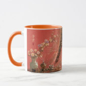 宋朝の華麗な花の美しさ マグカップ (左)