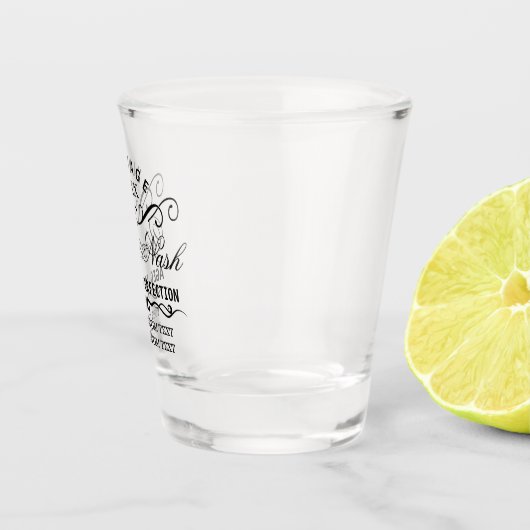 完おもしろいカスタム全に成熟したヴィンテージ誕生日 ショットグラス (右)