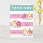 完おもしろい全ペア記念日カード カード (黄色い花)