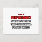 完おもしろい成主義者…非常に可能性の低い ポストカード (正面)