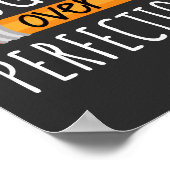 完やる気を起こさせる全に進歩する ポスター (角)