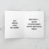 『完イタリアン全誕生日挨拶』 カード (内部)