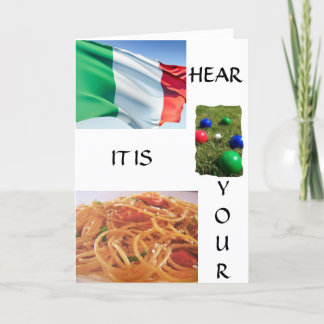 『完イタリアン全誕生日挨拶』 カード