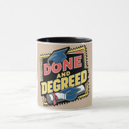 完了および脱脂した切手 マグカップ