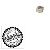 完了したチェックマーク ラバースタンプ (押印)