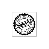 完了したチェックマーク ラバースタンプ (インプリント)