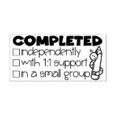 完了した先生スタンプ ラバースタンプ (インプリント)