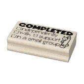 完了した先生スタンプ ラバースタンプ (スタンプ)