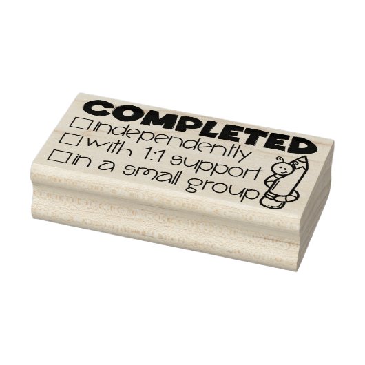 完了した先生スタンプ ラバースタンプ (スタンプ)