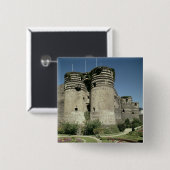 完了する館のd'Angers 1238年 缶バッジ (正面&裏面)