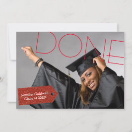 完了写真-卒業パーティー招待状 招待状