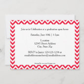 完了写真-卒業パーティー招待状 招待状 (裏面)