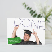 完了写真- 3x5卒業パーティ招待状 招待状 (スタンド正面)