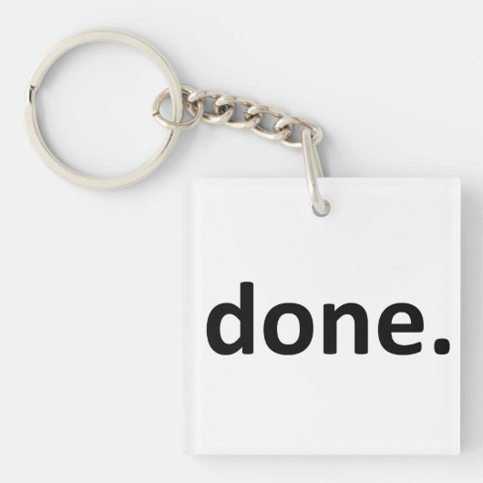 完了 キーホルダー (正面)