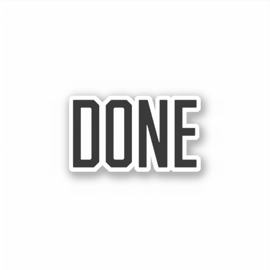 完了 シール (正面)