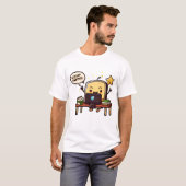 完了 – ベビーコンピュータ未来エンジニアおもしろい Tシャツ (正面フル)