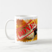 完了 - 彼は復活した コーヒーマグカップ (左)