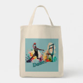 完了:究極のスラムダンクバスケットボールトレンド トートバッグ (裏面)