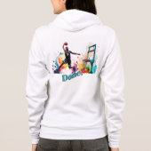 完了：究極のスラムダンクバスケットボールトレンド パーカ (裏面)