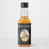 完備クラシック50誕生日に達したヴィンテージ リキュールボトルラベル (正面)