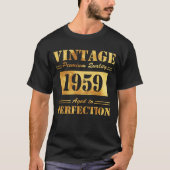 完全さに老化するヴィンテージの優れた質1959 Tシャツ (正面)
