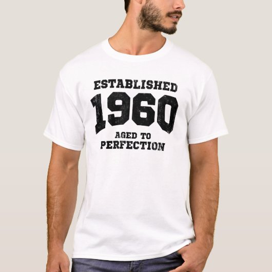 完全さに老化する確立された1960 Tシャツ (正面)