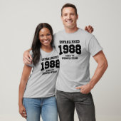 完全さに老化する確立された1988 Tシャツ (ユニセックス)
