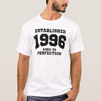 完全さに老化する確立された1996 Tシャツ