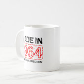 完全さのコーヒー・マグに老化するヴィンテージ1964 コーヒーマグカップ (正面左)