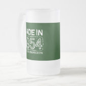 完全さのビールのジョッキに老化するカッコいい1954 フロストグラスビールジョッキ (正面左)