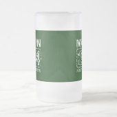 完全さのビールのジョッキに老化するカッコいい1954 フロストグラスビールジョッキ (中央)