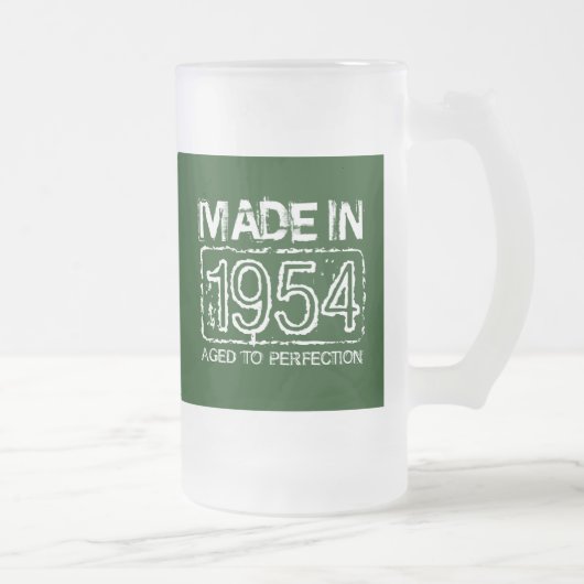 完全さのビールのジョッキに老化するカッコいい1954 フロストグラスビールジョッキ (右)