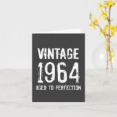 完全さの挨拶状に老化する1964で生まれて下さい カード (黄色い花)