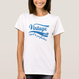 完全さの第40誕生日プレゼントに老化する1976年のヴィンテージ Tシャツ